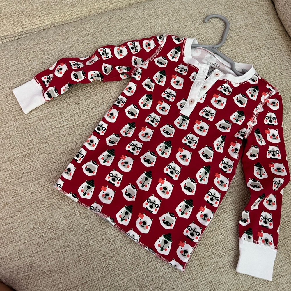 Toddler Roller Rabbit Holiday Polar Bear Pajamas